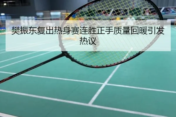 樊振东复出热身赛连胜正手质量回暖引发热议