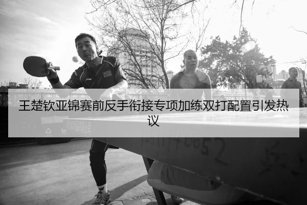 王楚钦亚锦赛前反手衔接专项加练双打配置引发热议